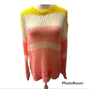 Sundance Julia stripe pullover (lightweight sweater) Size M. GUC